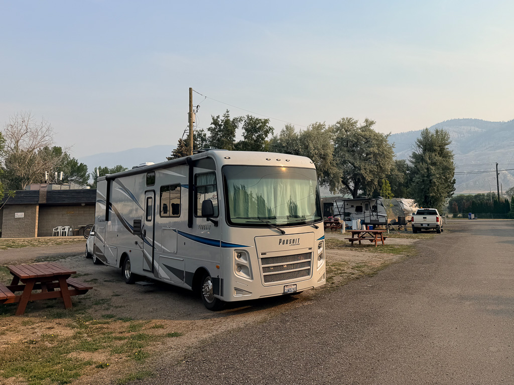 Our RV at a campground